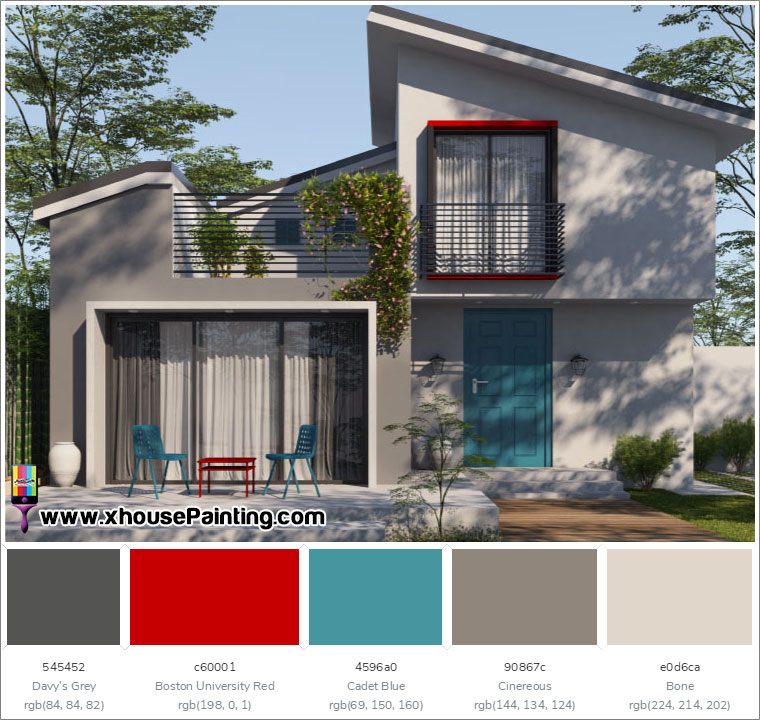 طراحی و ترکیب رنگ نمای ساختمان