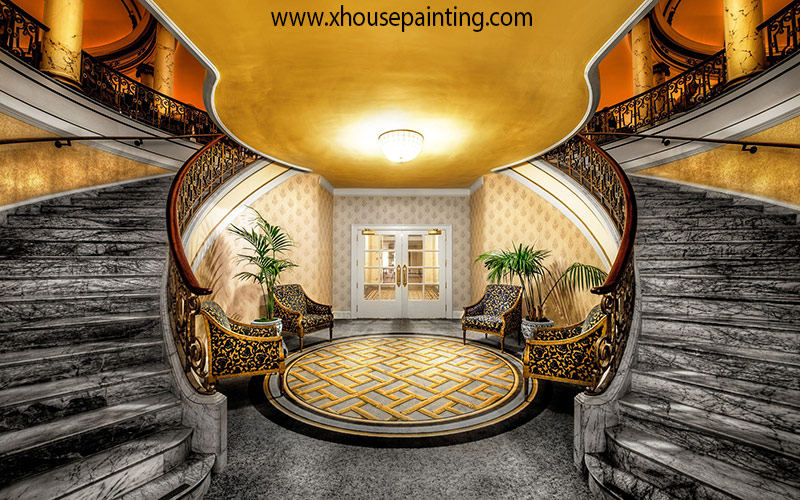 انتخاب رنگ دیوار خانه interior house painting services